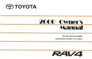 2006 Toyota Rav4 Owner's Manual