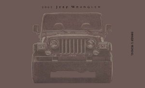 2002 Jeep Wrangler Owner's Manual