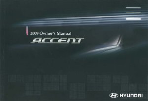2009 Hyundai Accent Owner's Manual