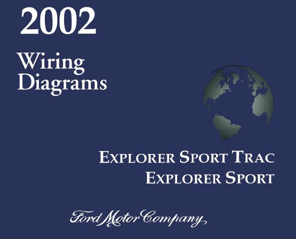 2002 Ford Truck Explorer Sport, Explorer Sport Trac Wiring Diagrams Manual