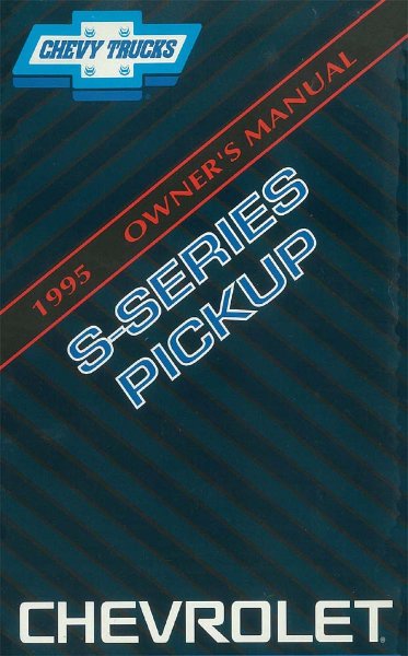 1995 Chevrolet Truck S-Series Owner's Manual