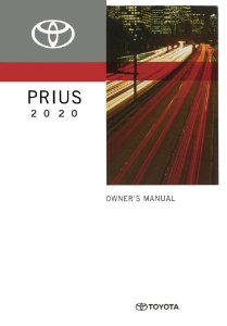 2020 Toyota PRIUS Owner's Manual