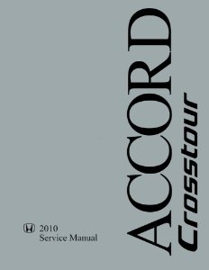 2010 Honda Crosstour Factory Shop Service Manual