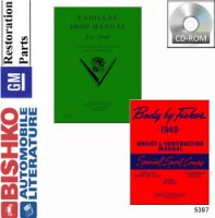 1949 Cadillac 60-62 75 Fleetwood Shop & Body Service Repair Manual PDF Engine sample image