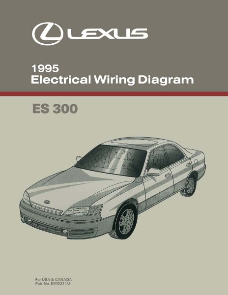 1995 Lexus ES 300 Wiring Diagrams Manual