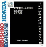 1986 HONDA PRELUDE Body, Chassis & Electrical Service Manual sample image