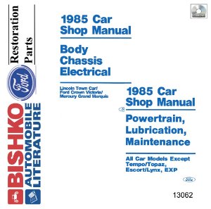 1985 Ford Crown Victoria, Town Car, Grand Marquis Factory Shop Service Manual