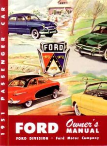 1951 Ford Passenger Car Owner's Manual