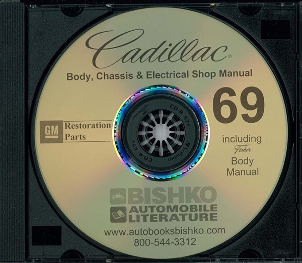 1969 Cadillac ALL MODELS FISHER BODY Factory Shop Service Manual