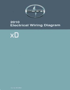 2010 Scion xD Wiring Diagrams Manual