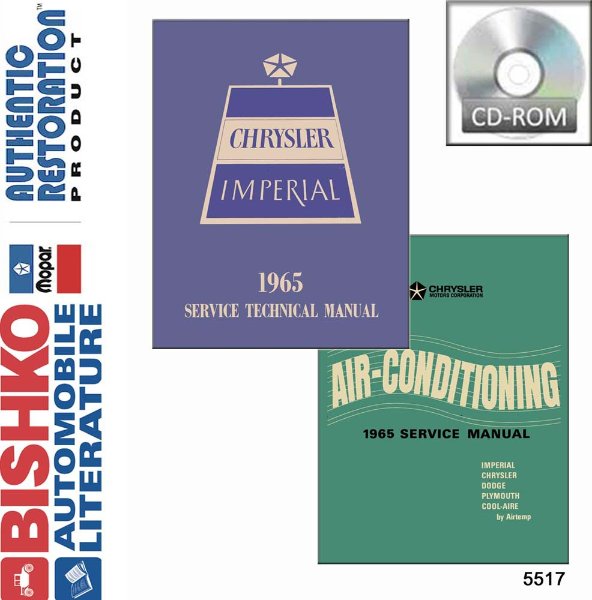 1965 Chrysler IMPERIAL, WAIR CONDITION SUPP Factory Shop Service Manual