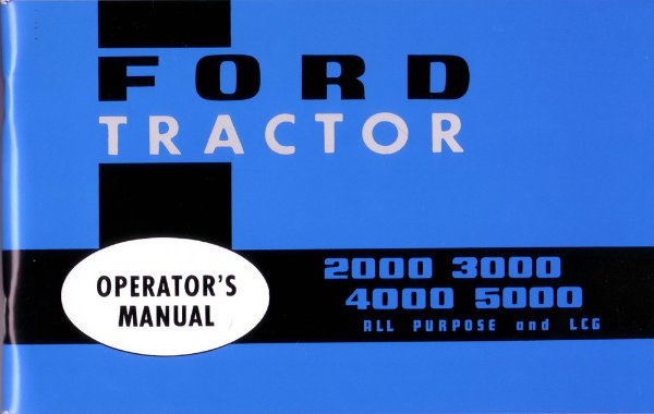 1965–1975 Ford 2000-5000 Tractor Owner's Manual