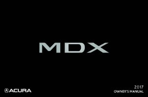 2017 Acura MDX Owner's Manual