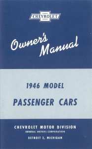 1946 Chevrolet All Models Owner's Manual