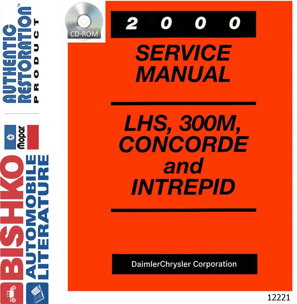 2000 Chrysler LHS, 300M, Concorde, Intrepid Factory Shop Service Manual