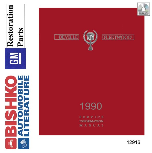 1990 Cadillac Deville, Fleetwood Factory Shop Service Manual