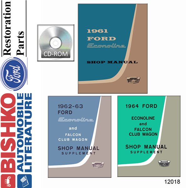 1961 1962 1963 1964 Ford Econoline Shop Service Repair Manual PDF Engine