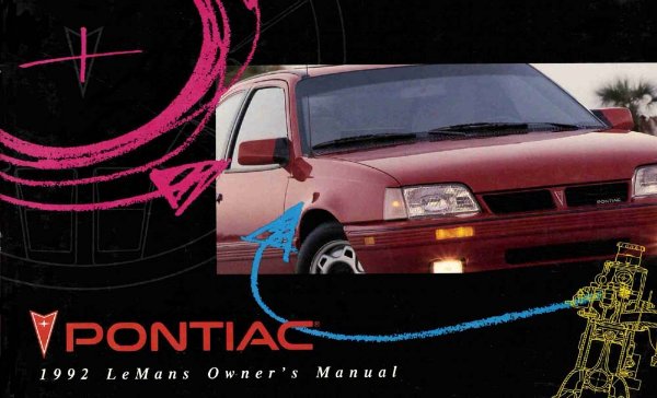 1992 Pontiac Le Mans Owner's Manual