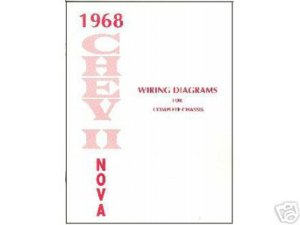 1968 Chevrolet Chevy II, Nova Wiring Diagrams Manual