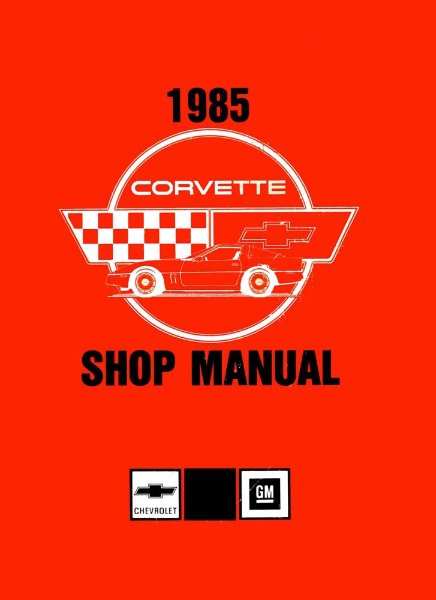 1985 Chevrolet Corvette Factory Shop Service Manual