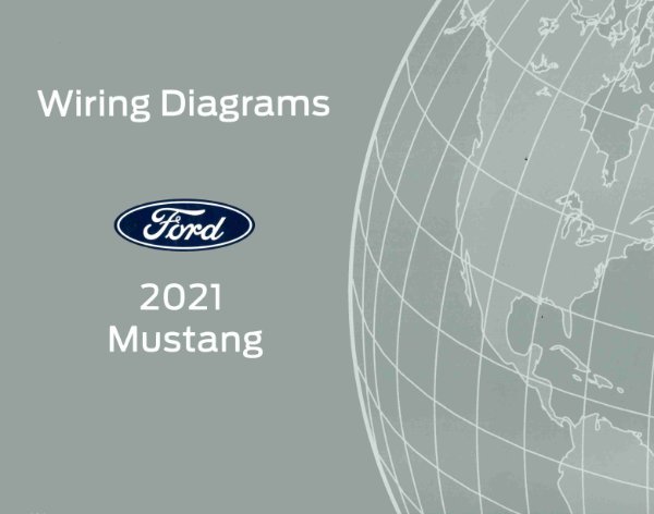 2021 Ford Mustang Wiring Diagrams Manual