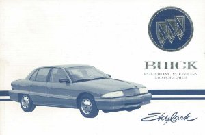 1995 Buick Skylark Owner's Manual