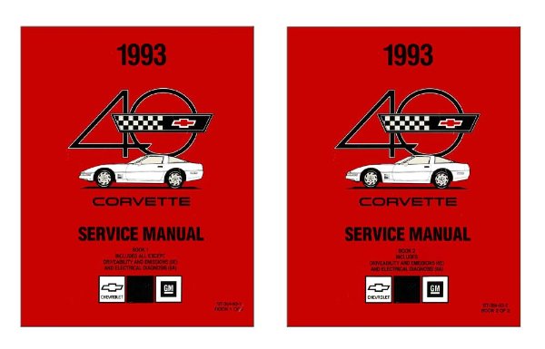 1993 Chevrolet Corvette Factory Shop Service Manual