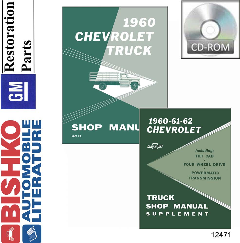 1960–1962 Chevrolet Truck ALL MODELS - INCLUDES SM plus 60-62 SUPPLEMENT