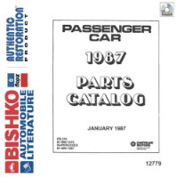 1987 MOPAR (CHRYSLER, DODGE, PLYMOUTH) PASSENGER CAR, FWD TRUCK Body & Chassis, Text & Illustration Part Book sample image