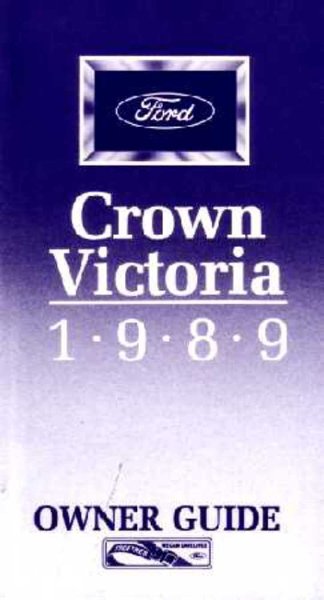 1989 Ford Crown Victoria Owner's Manual