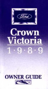 1989 Ford Crown Victoria Owner's Manual