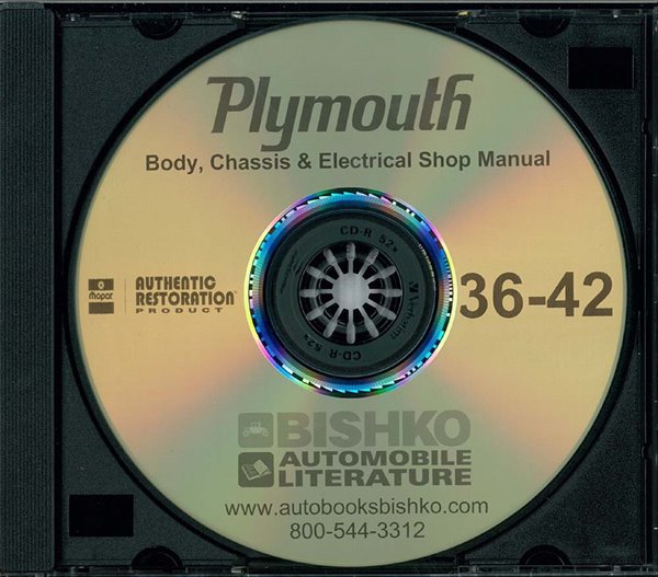 1936–1942 Plymouth All Models Factory Shop Service Manual