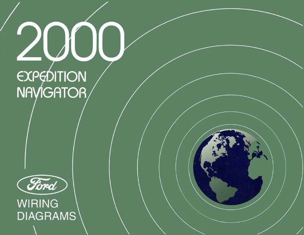 2000 Ford Truck Expedition, Navigator Wiring Diagrams Manual