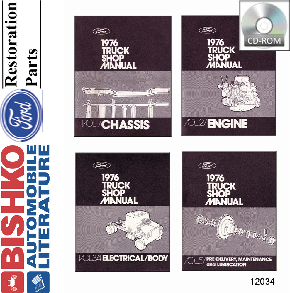 1976 FORD TRUCK Body, Chassis & Electrical Service Manual