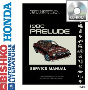1980 Honda Prelude Factory Shop Service Manual