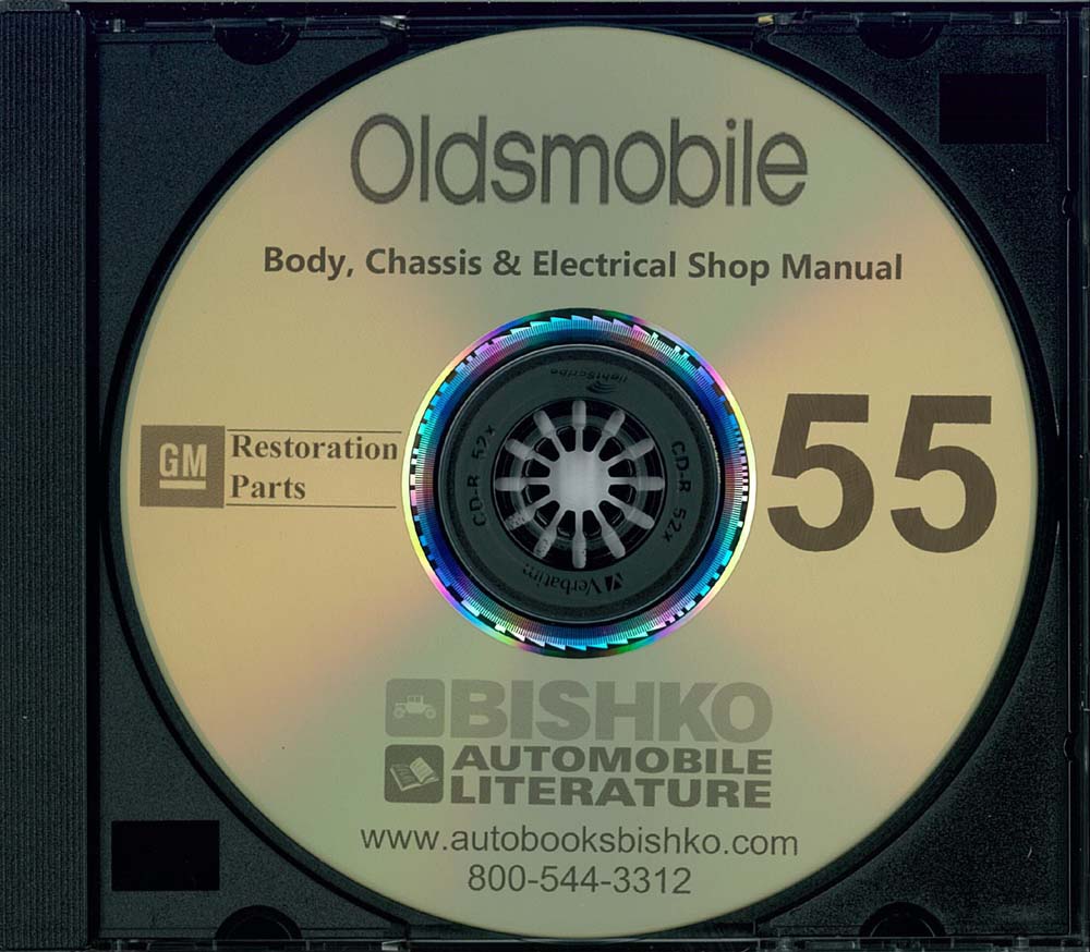 1955 OLDSMOBILE Body, Chassis & Electrical Service Mmanual