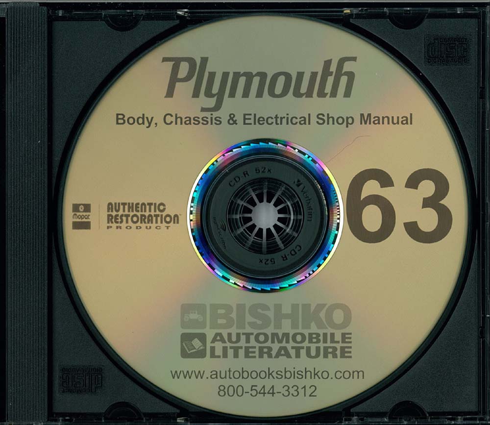 1963 PLYMOUTH Body, Chassis & Electrical Service Manual