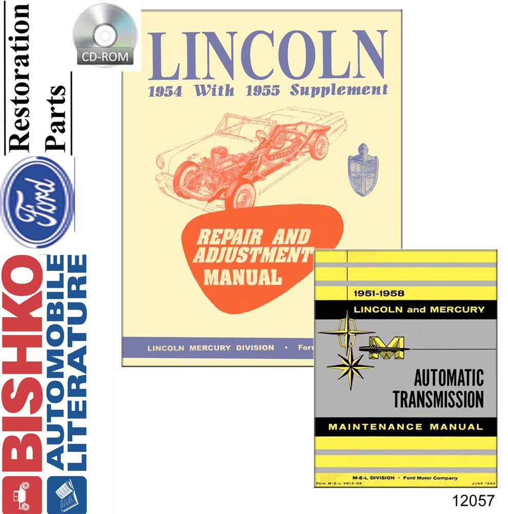 1954-1955 LINCOLN Body, Chassis & Electrical Service Manual