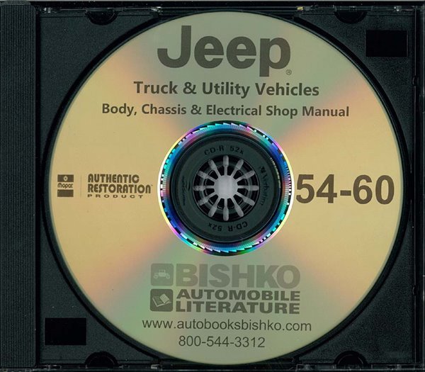 1954–1960 Jeep Truck, Utility Vehicles Factory Shop Service Manual