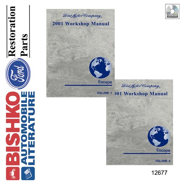 2001 Ford Truck Escape Factory Shop Service Manual