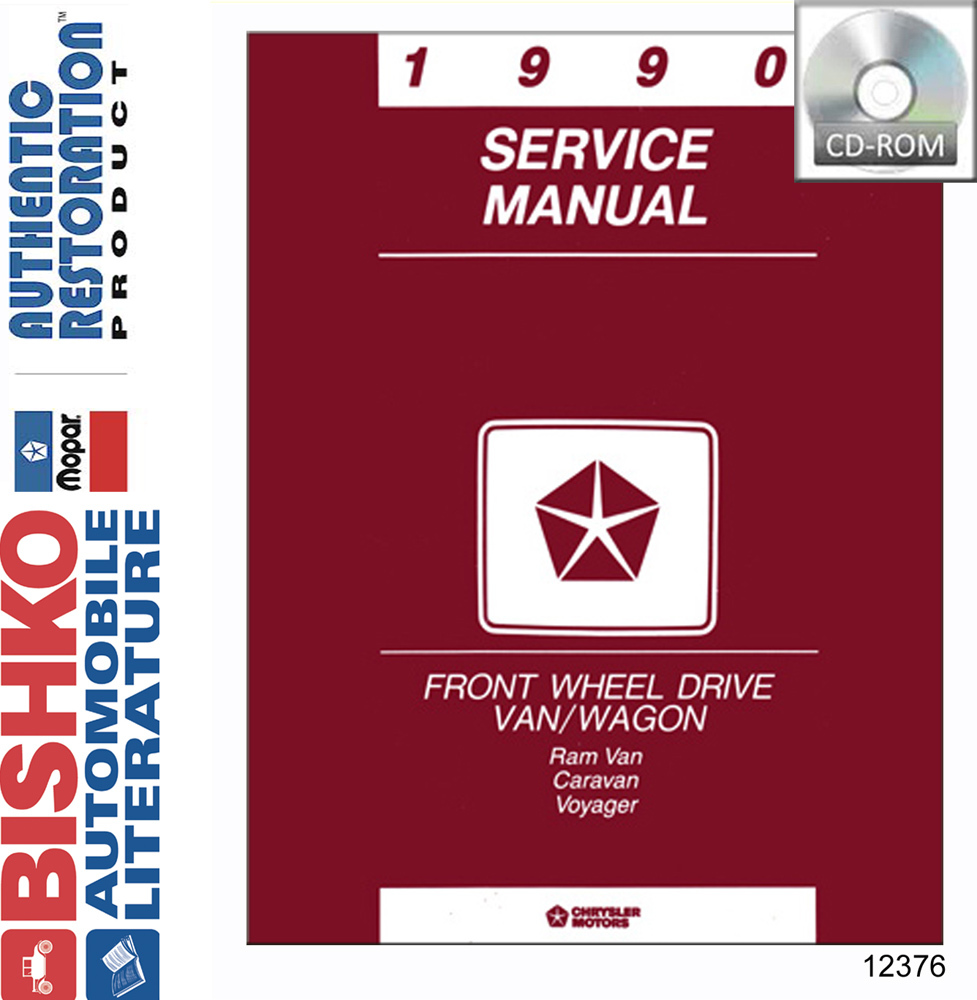 1990 Chrysler Town & Country, Caravan, Voyager Factory Shop Service Manual