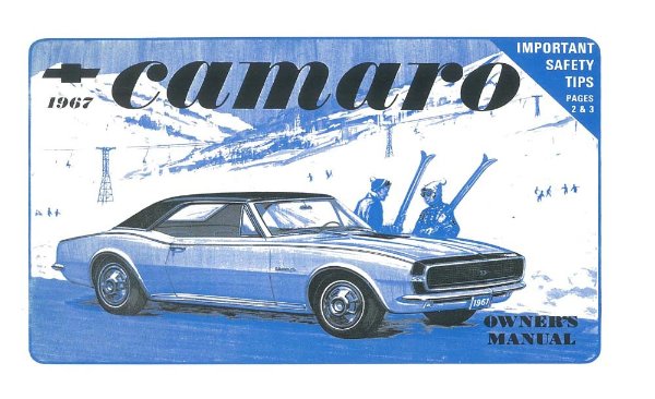 1967 Chevrolet Camaro Owner's Manual