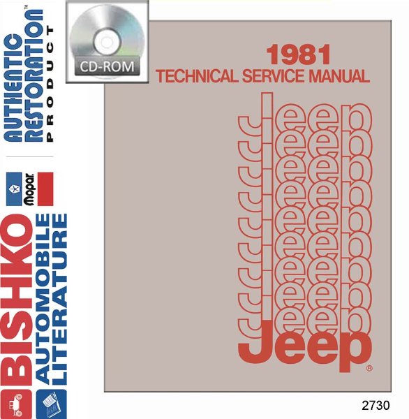 1981 Jeep All Models Factory Shop Service Manual