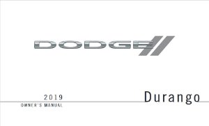 2019 Dodge Durango Owner's Manual
