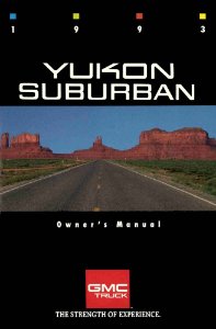 1993 GMC Yukon/Suburban Owner's Manual