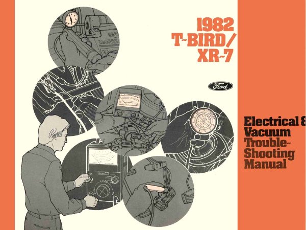 1982 Ford Thunderbird, XR-7 Wiring Diagrams Manual