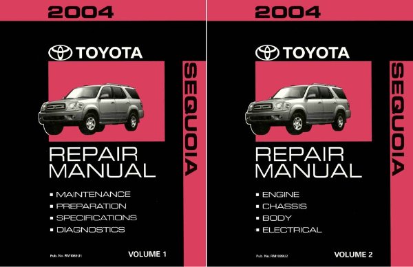 2004 Toyota Sequoia Factory Shop Service Manual