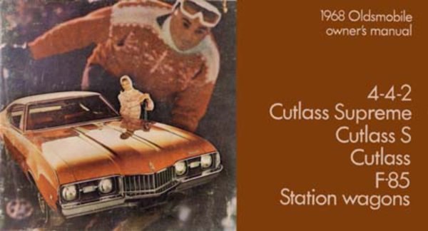 1968 Oldsmobile 442, Cutlass, F-85, Station Wagon Owner's Manual