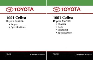 1991 Toyota Celica Factory Shop Service Manual