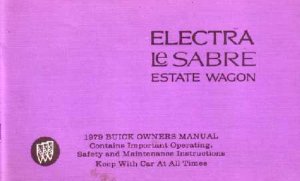 1979 Buick Electra, LeSabre Owner's Manual